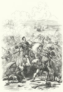 奥地利大公阿尔伯特七世，西班牙荷兰总督，在纽波特战役，1600年 作者 欧洲学校